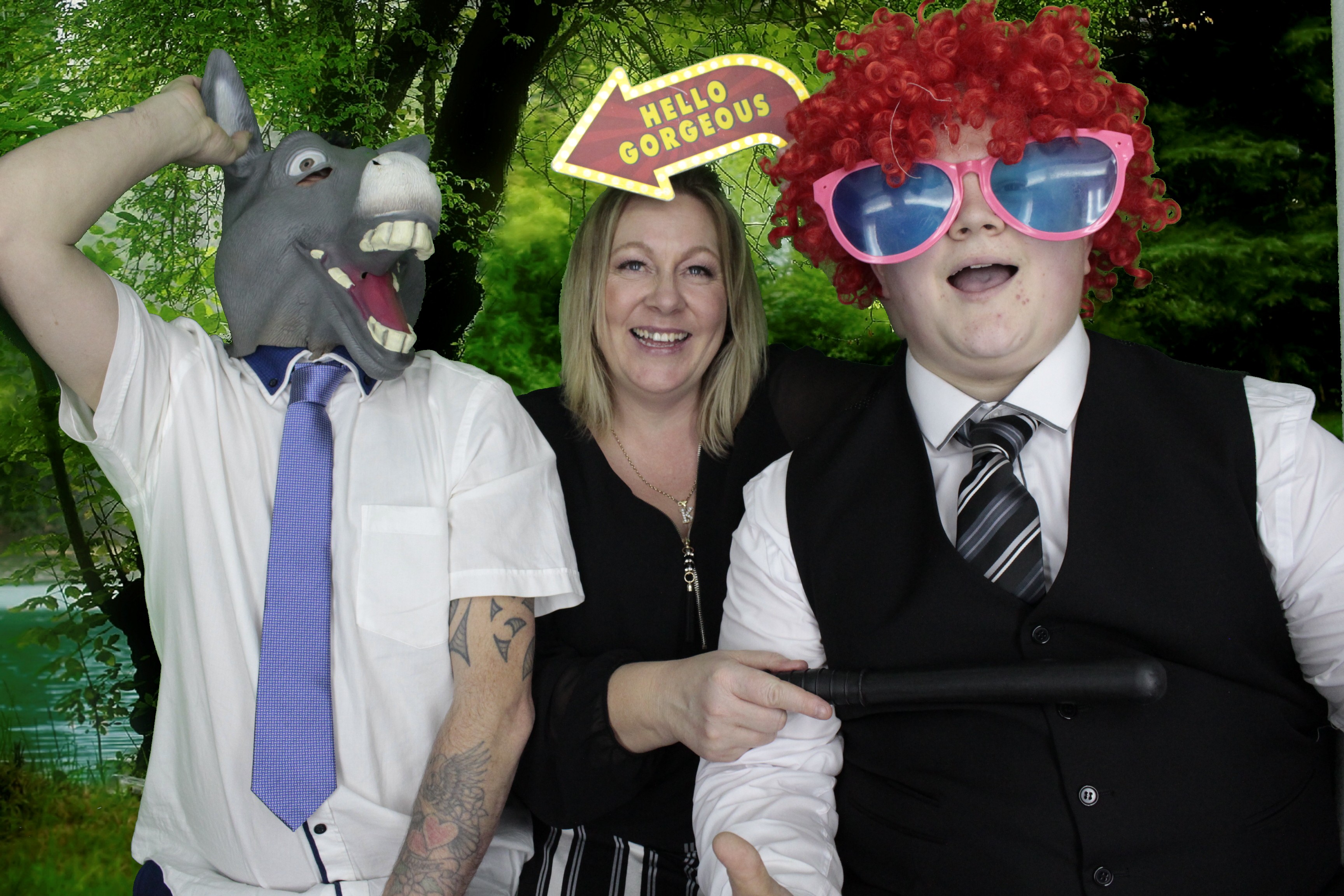 Nikki Carr's Wedding | View more photos from the event at gallery.myphotoboothexperience.co.uk/u/MyPhotoBoothExperienceLtd/Nikki-Carrs-Wedding